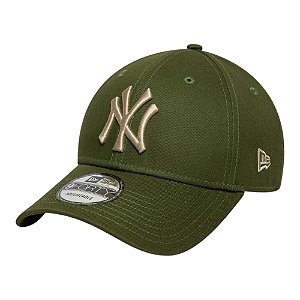 Boné New Era 940 New York Yankees League Essential Verde