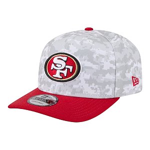 Boné New Era 970 San Francisco 49ers Salute to Service Cinza