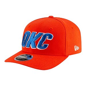 Boné New Era 970SS Oklahoma City Thunder Classic NBA Laranja