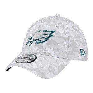 Boné New Era 3930 Philadelphia Eagles Salute Service Cinza