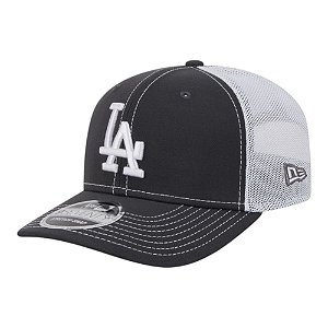 Boné New Era 970SS Los Angeles Dodgers Trucker Cinza