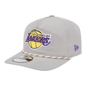 Boné New Era QS 1920 Los Angeles Lakers NBA Cinza Masculino
