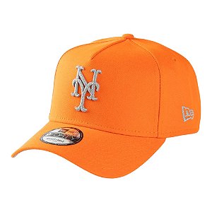 Boné New Era 940 A-Frame New York Mets Hiviz Reflec Laranja