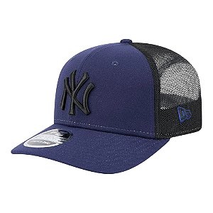 Boné New Era 970SS New York Yankees Stretch Mesh Marinho