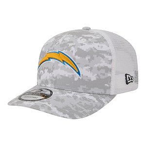 Boné New Era 970 Los Angeles Chargers Trucker Salute Service