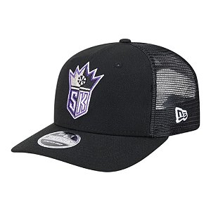 Boné New Era 970ss Sacramento kings Hardwood Preto Masculino