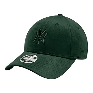 Boné New Era 940 New York Yankees Veludo Verde