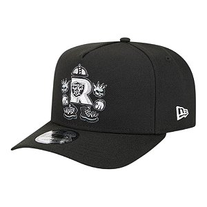 Boné New Era 950 A-Frame Las Vegas Raiders Cartoon Preto