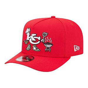 Boné New Era 950 A-Frame Kansas City Chiefs Vermelho