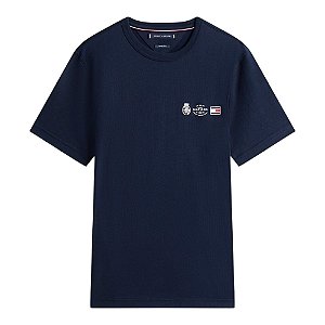 Camiseta Tommy Hilfiger Small Crest Outline Tee Masculino
