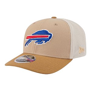 Boné New Era 970SS 2T Buffalo Bills Trucker Bege Masculino