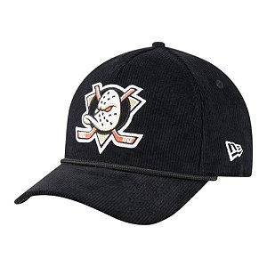 Boné New Era 940MC Anaheim Ducks Cord NHL Preto