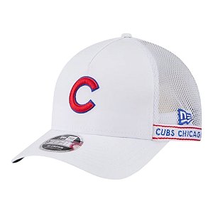 Boné New Era 940MC A-Frame Chicago Cubs Tape Branco