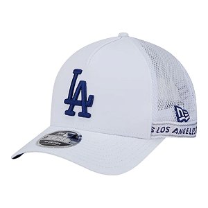 Boné New Era 940MC A-Frame Los Angeles Dodgers Tape Branco