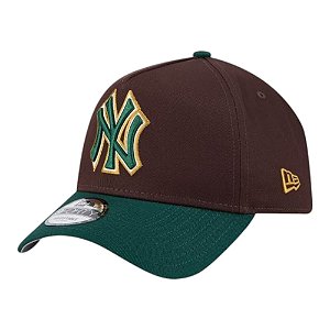 Boné New Era 940 A-Frame New York Yankees Tone Marrom