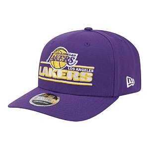 Boné New Era 970SS Los Angeles Lakers Stated Roxo Masculino