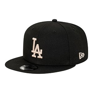 Boné New Era 950 Los Angeles Dodgers World Preto Masculino