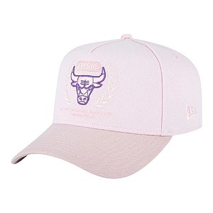 Boné New Era 940 A-Frame Chicago Bulls College Dreams Rosa