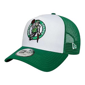 Boné New Era A-Frame Boston Celtics Side Patch Trucker