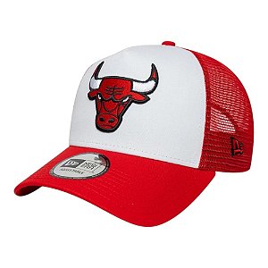 Boné New Era A-Frame Chicago Bulls Side Patch Trucker