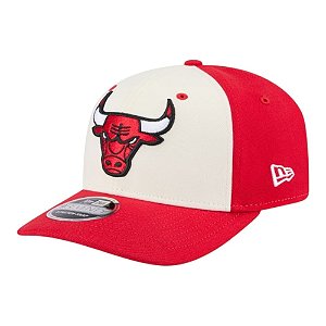 Boné New Era 970 Chicago Bulls Stretch Snap Vermelho