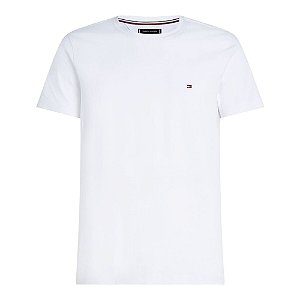 Camiseta Tommy Hilfiger Core Stretch Slim Masculino Branco