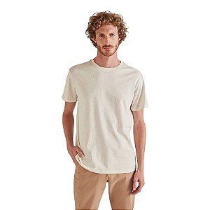 Camiseta Reserva Malha Linho Masculino Off White