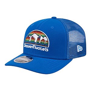 Boné New Era 970ss Denver Nuggets Hardwood Trucker Azul