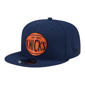 Boné New Era 950 New York Knicks Hardwood Ball Azul Marinho