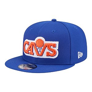 Boné New Era 950 Cleveland Cavaliers Hardwood Azul Masculino