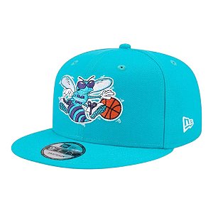 Boné New Era 950 Charlotte Hornets Hardwood Azul