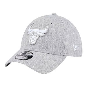 Boné New Era 3930 Chicago Bulls Heather Cinza Masculino