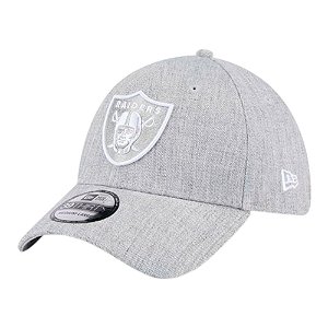 Boné New Era 3930 Las Vegas Raiders Heather Cinza Masculino