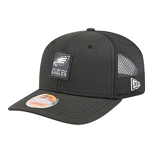 Boné New Era 970 Philadelphia Eagles Sideline Preto