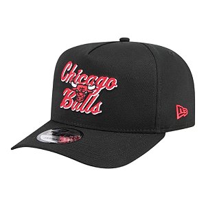 Boné New Era 950 A-Frame Chicago Bulls Chainstitch Preto