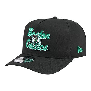 Boné New Era 950 A-Frame Boston Celtics Chainstitch Preto