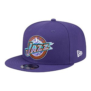 Boné New Era 950 Utah Jazz Hardwood Roxo Masculino