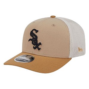 Boné New Era 970ss 2t Chicago White Sox Trucker Caqui