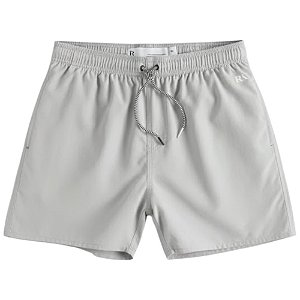 Bermuda Reserva Praia Liso Basico Masculino Cinza