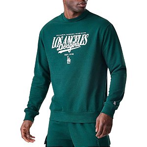 Moletom New Era Los Angeles Dodgers Importado Fleece Top