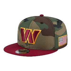 Boné New Era 950 Washington Commanders Salute Service 2025