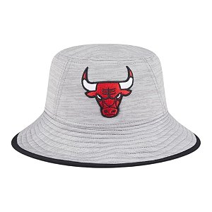 Bucket New Era Chicago Bulls Heathered Cinza Masculino