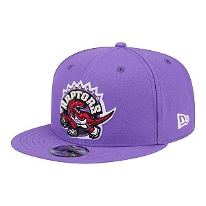 Boné New Era 950 Toronto Raptors Hardwood Roxo Masculino