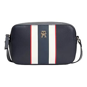 Bolsa Tommy Hilfiger Latam Corporate Crossover Azul Marinho