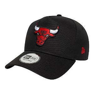 Boné New Era Eframe Chicago Bulls Side Patch Preto