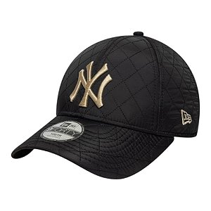Boné New Era 940 New York Yankees Infantil Quilted Preto