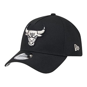 Boné New Era 940 A-Frame Chicago Bulls Stone Preto