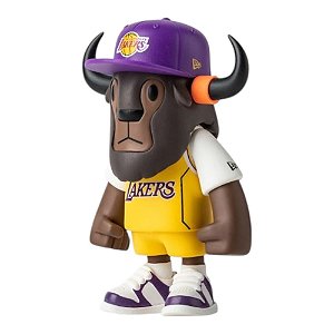 Boneco New Era Mini Buffalo Figure Los Angeles Lakers