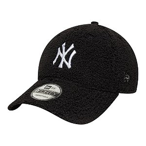 Boné New Era 940 New York Yankees Winter Borg Preto