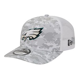 Boné New Era Philadelphia Eagles Salute To Service Cinza